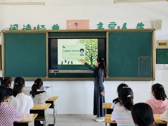 女童保护，共同守护——马陵山镇广玉小学开展女童保护专题讲座